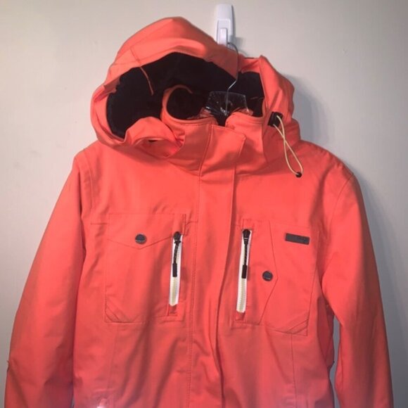 Orage Winter Jacket Orange Ski Snowboard S - Picture 12 of 13